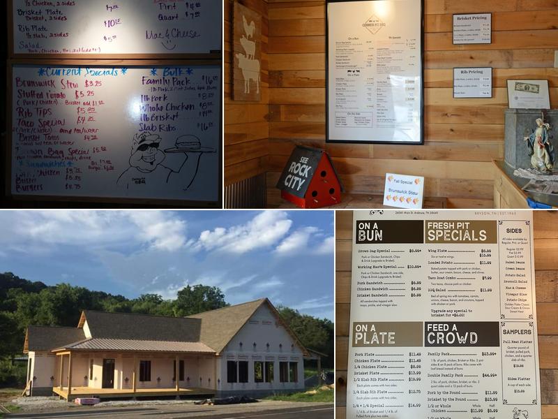 Corner Pit BBQ Menu