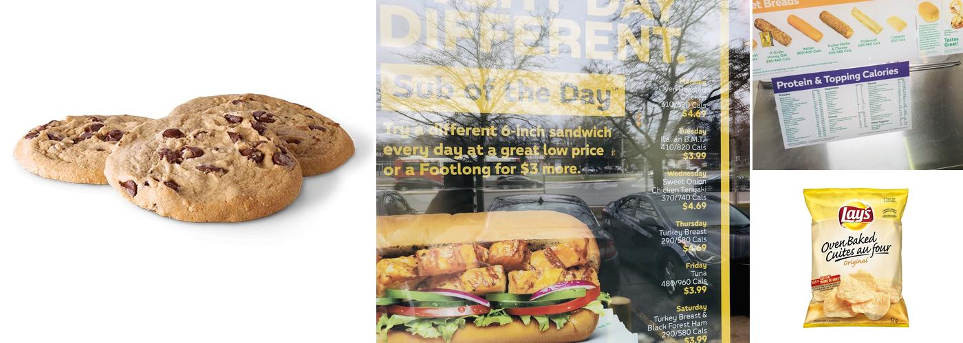 Subway Menu
