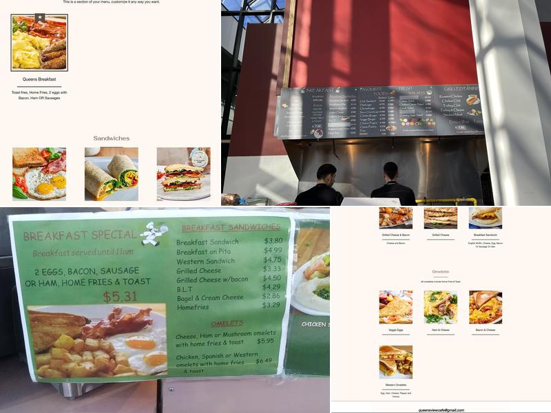 Queensview Café Menu