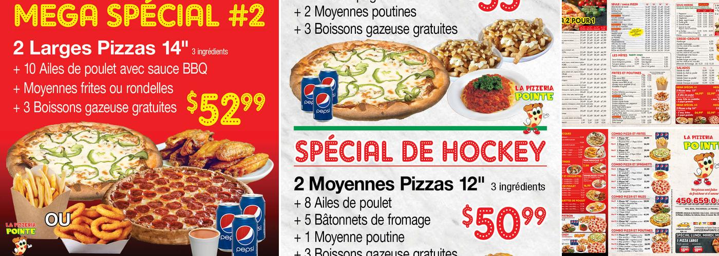 La Pizzeria Pointe Menu