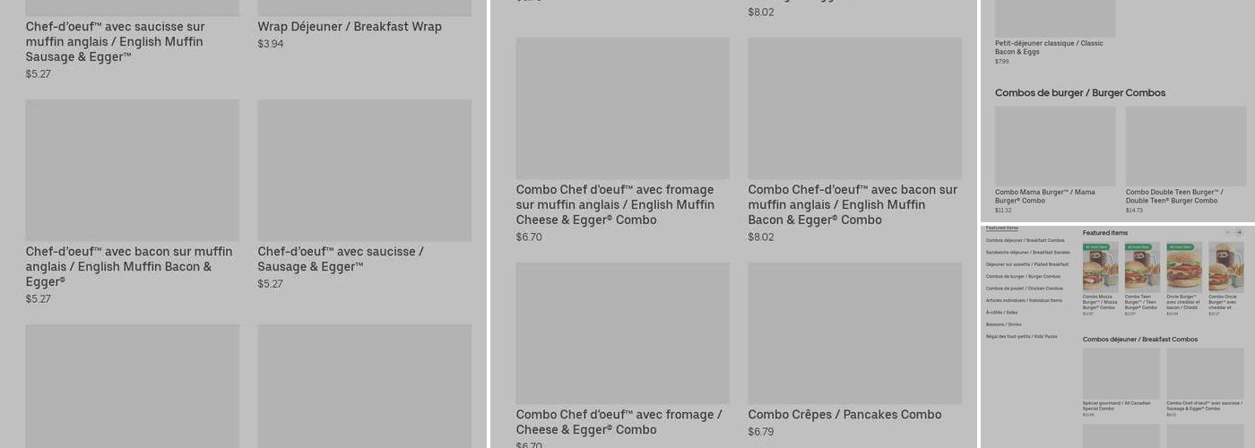 A&W Canada Menu
