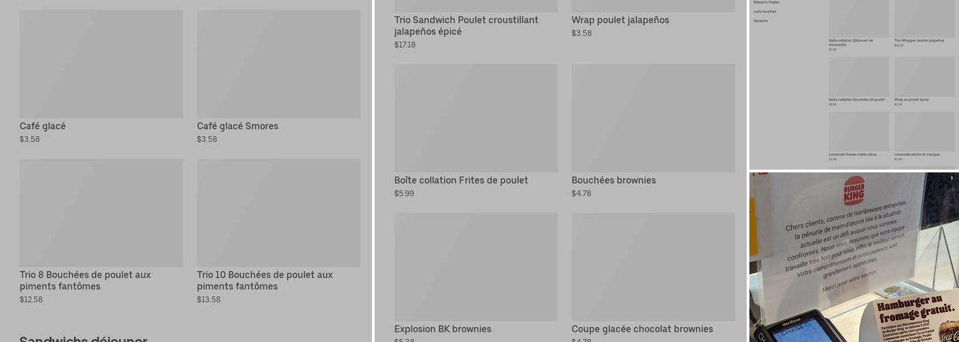 Burger King Menu