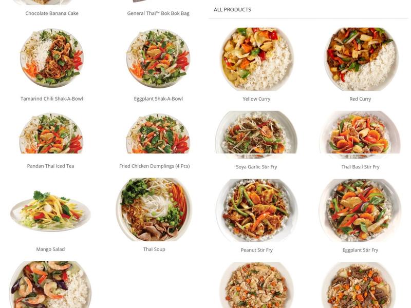 Thai Express Restaurant Richelieu Menu