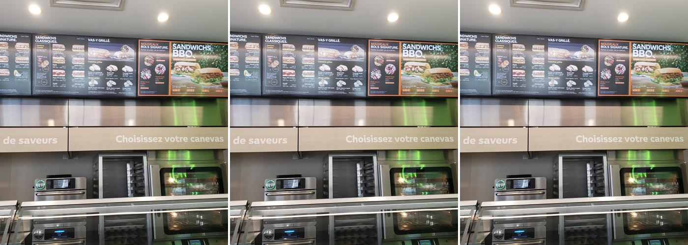 Subway Menu