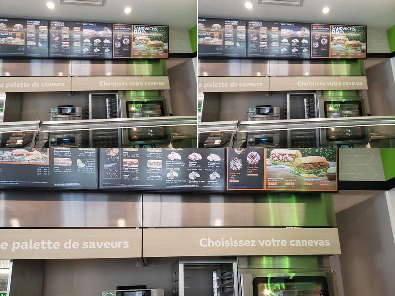 Subway Menu