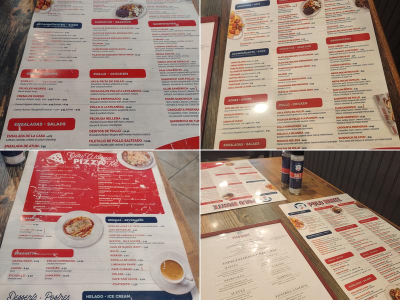 Polo Norte Kendall Menu