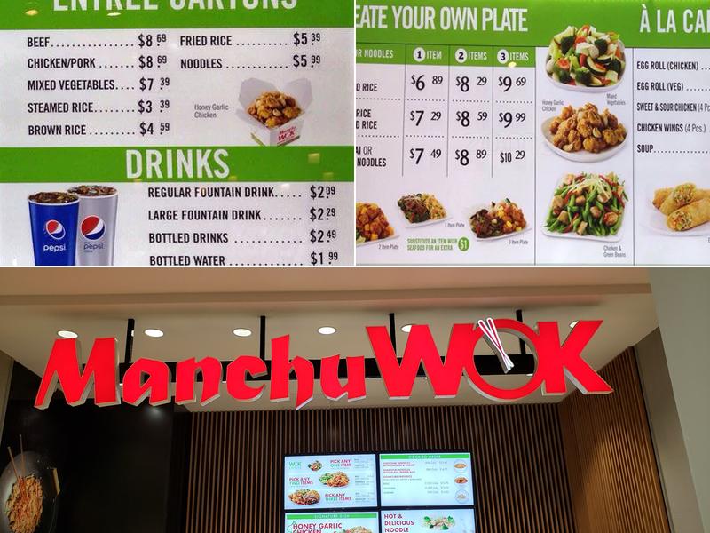 Manchu Wok Menu