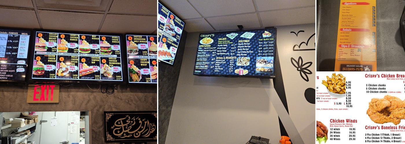 Crispy's Resto Grill Menu
