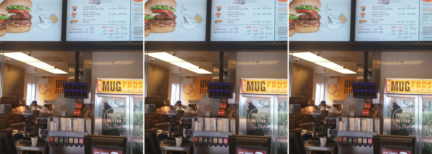 A&W Canada Menu