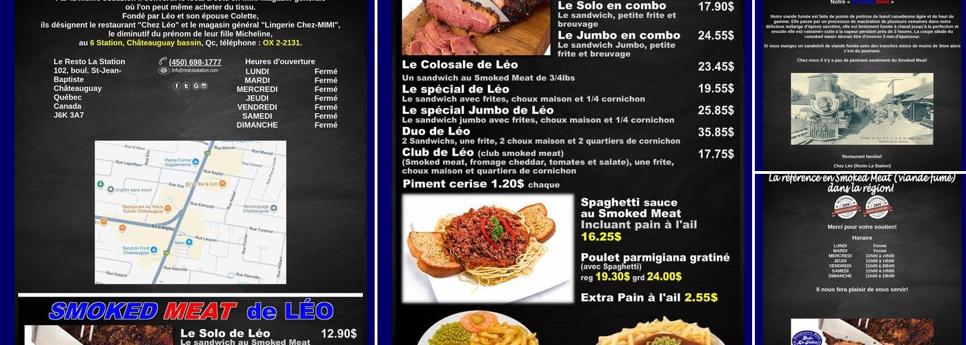 Resto La Station Restaurant Menu