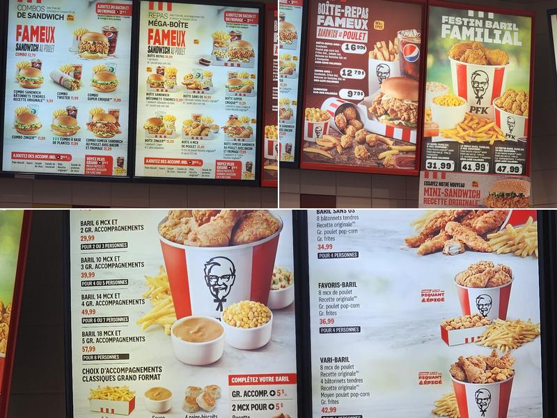 PFK Menu
