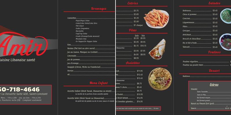 Amir Menu