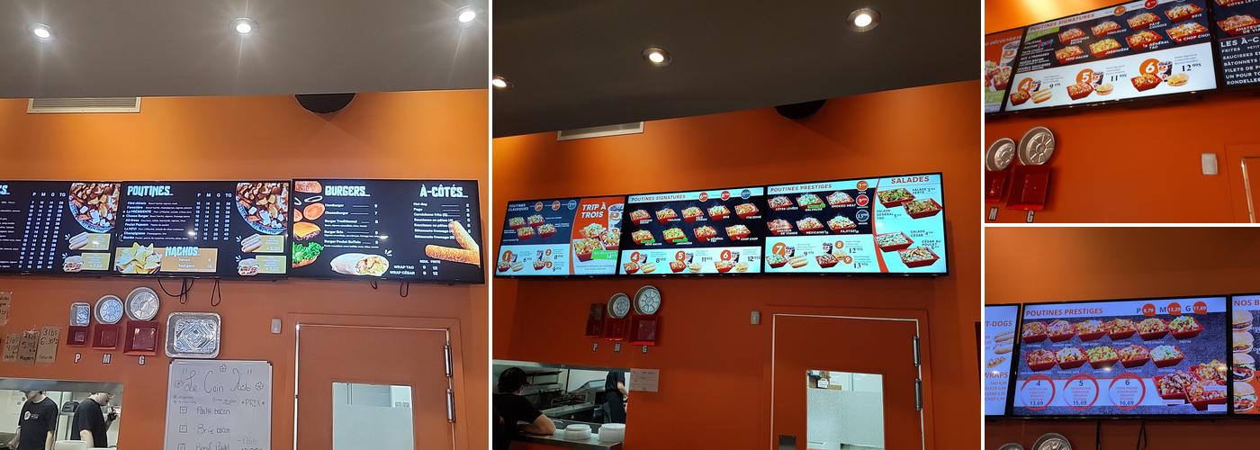 Planète Poutine Menu