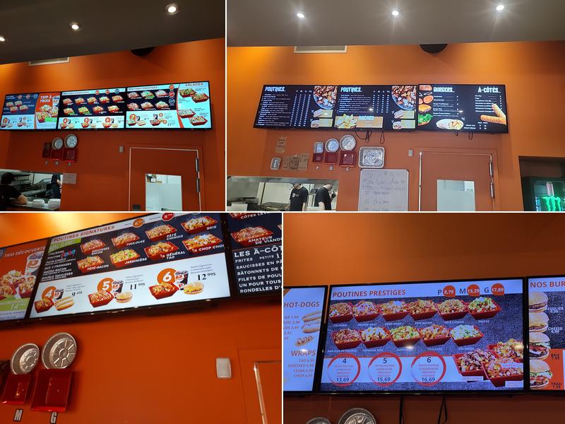 Planète Poutine Menu