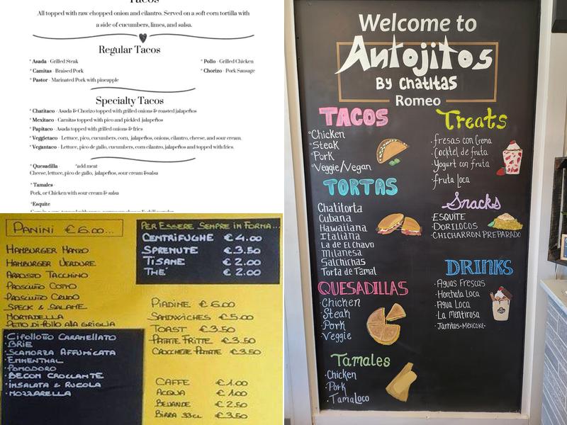 Chatitas Rolling Kitchen Menu