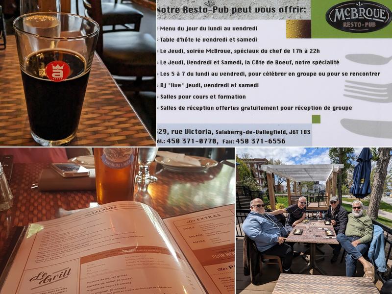 Resto Pub McBroue Menu