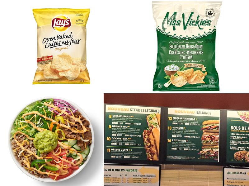 Subway Menu