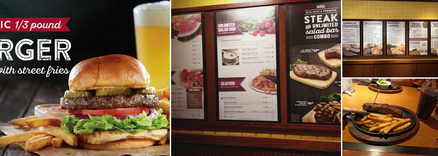 Sizzler Menu
