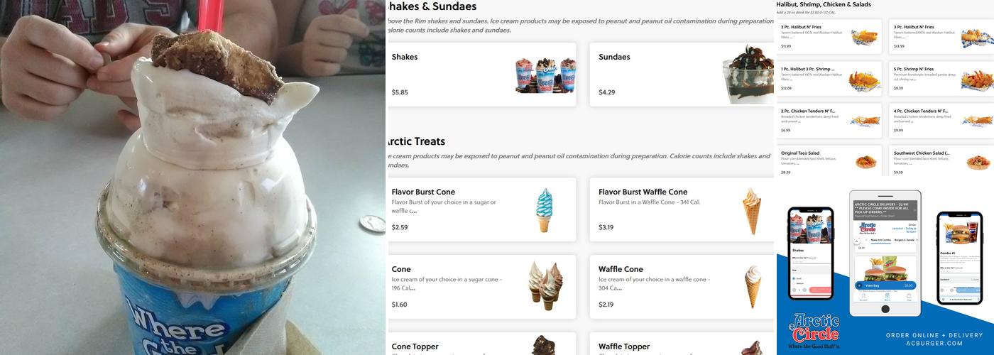 Arctic Circle Menu