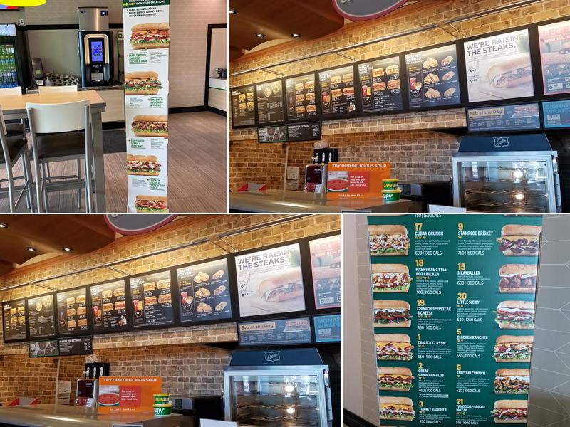 Subway Menu