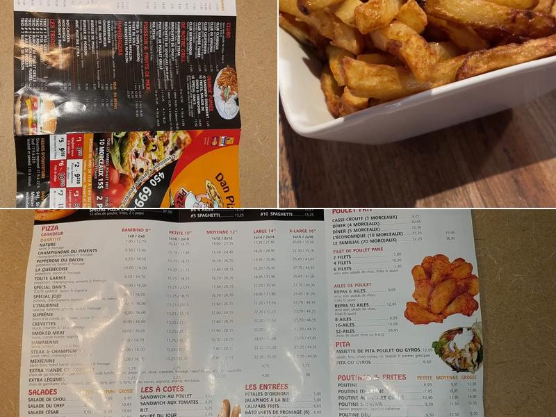 Resto Dan's Menu