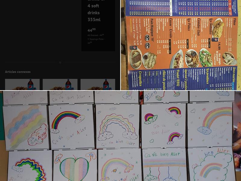 La Pizza et Cie Menu