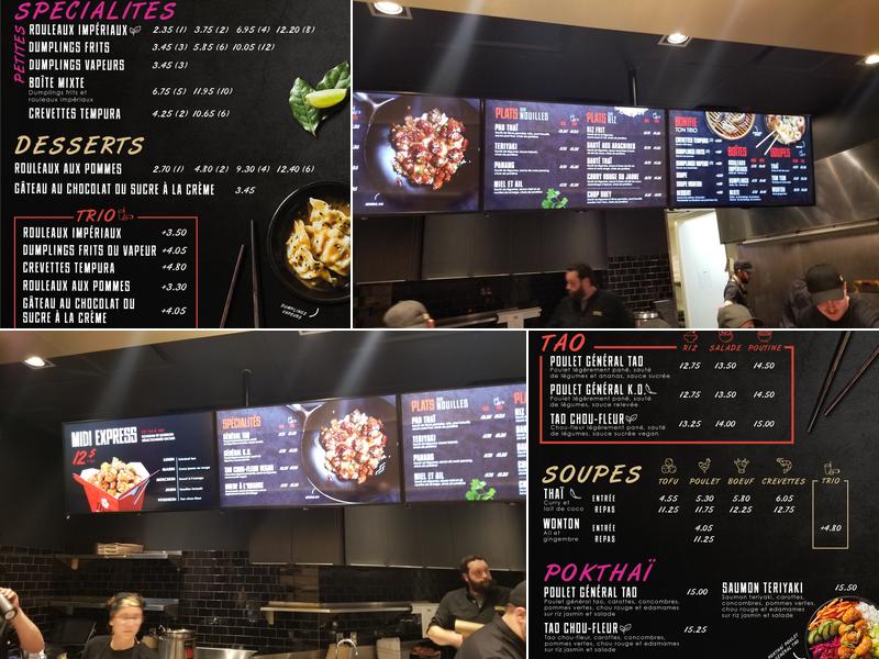 Thaïzone Menu