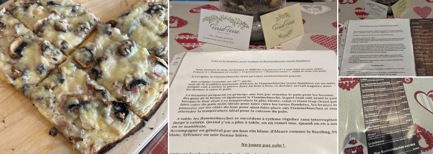 L'Ami Fritz Inc. Menu