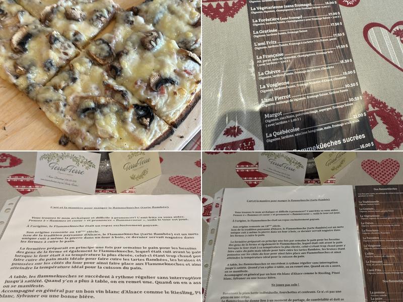 L'Ami Fritz Inc. Menu