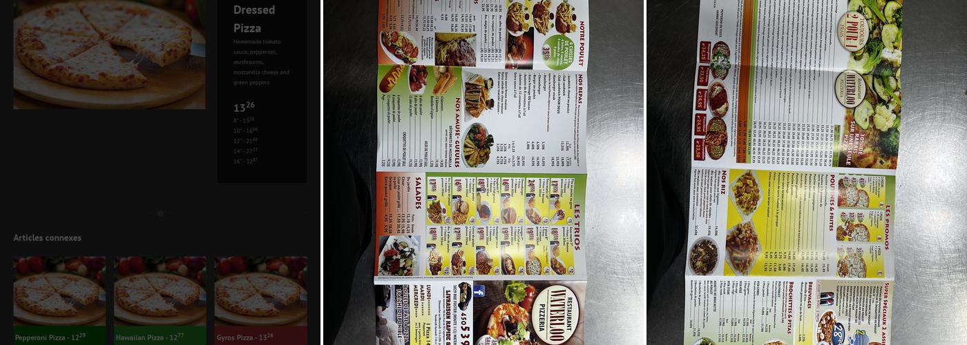 Pizza Waterloo Menu
