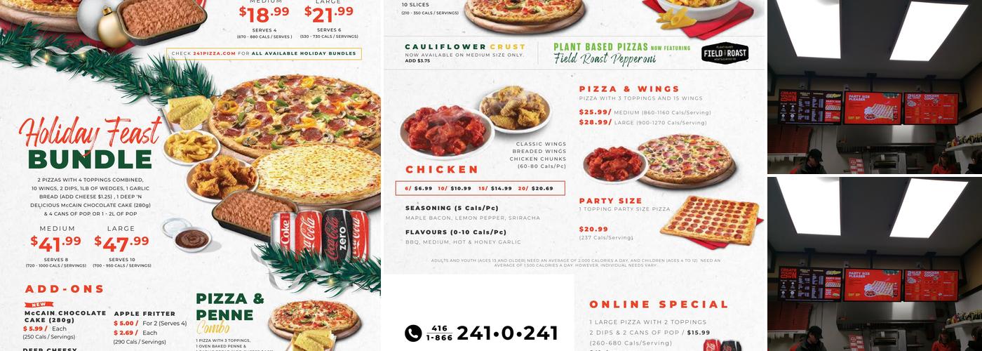 241 Pizza Menu