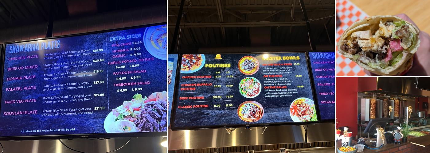 Shawarma Master Menu