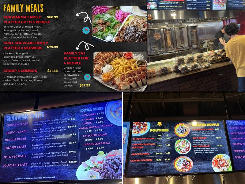 Shawarma Master Menu