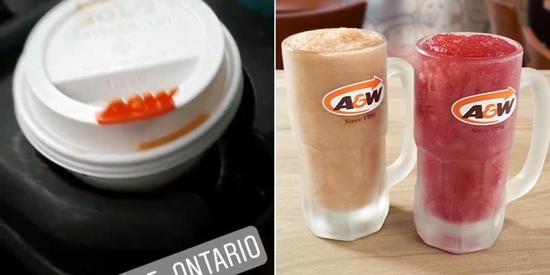 A&W Canada Menu