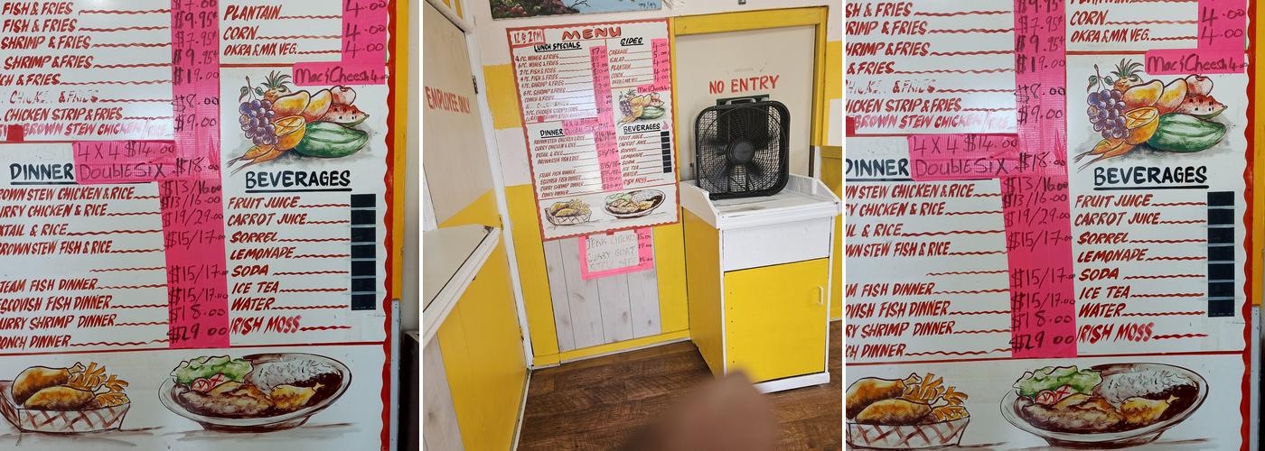 Brown's Stew Kitchen Menu