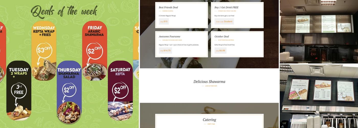 Shawarma Heaven Menu