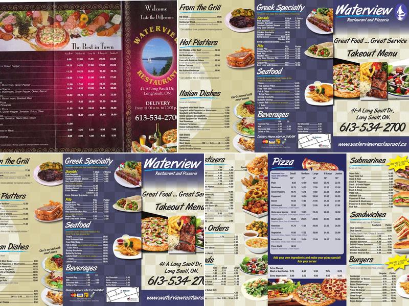 Water View Menu