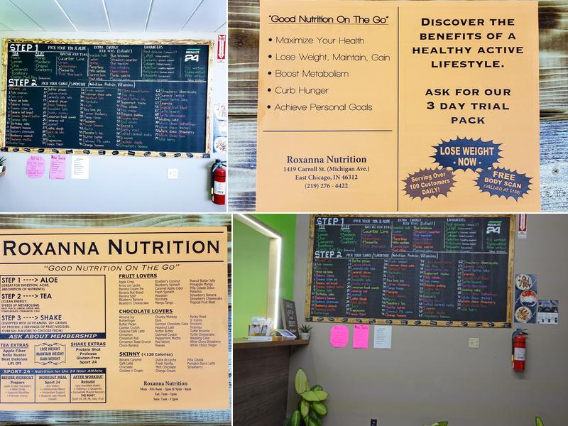 Herbalife Roxanna Nutrition Menu