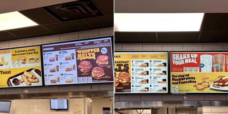 Burger King Menu