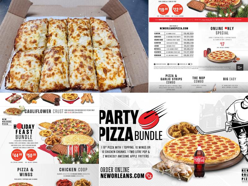 New Orleans Pizza Menu