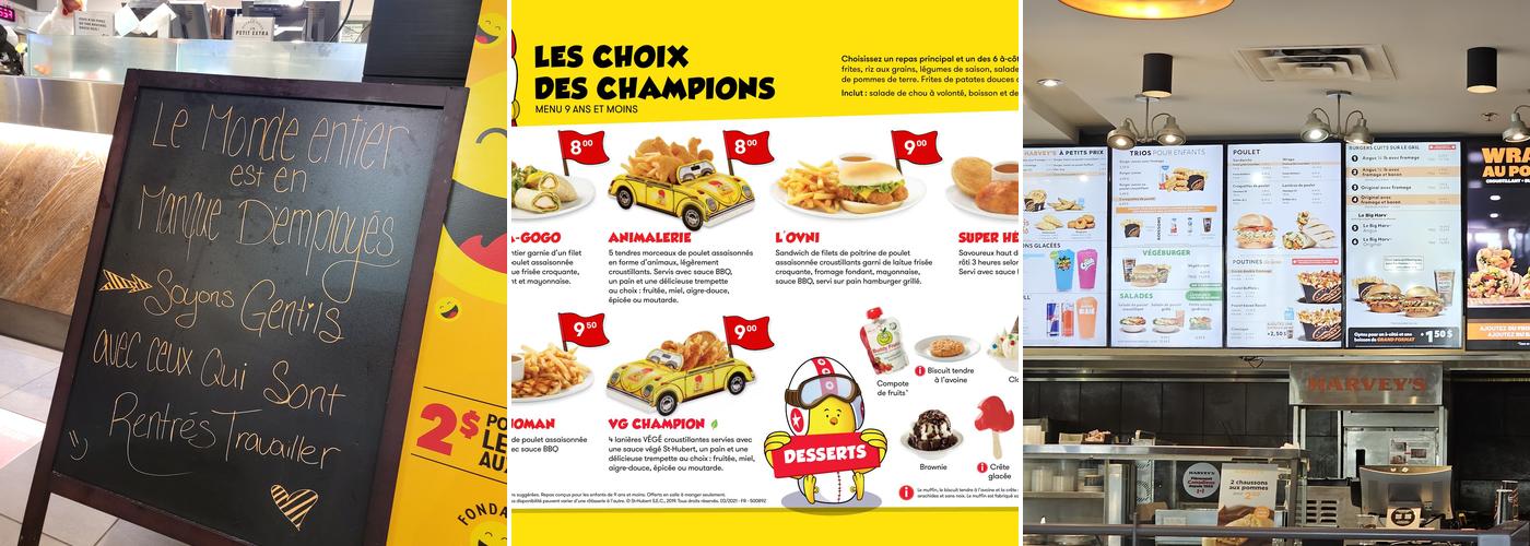 St-Hubert Express Menu