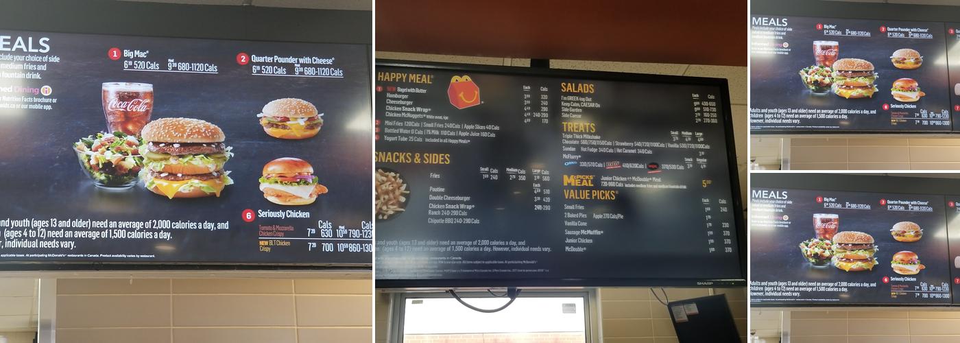 McDonald's Menu