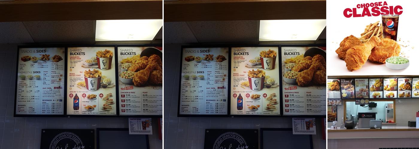 KFC Menu