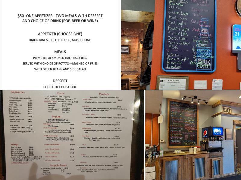 Fat T’s Cafe Menu