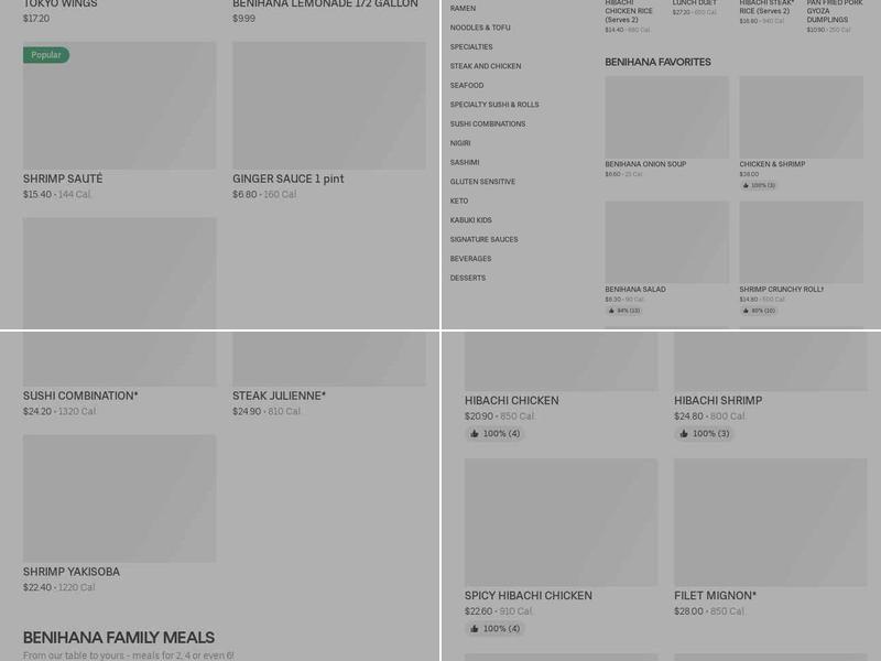 You Pick We Deliver Menu