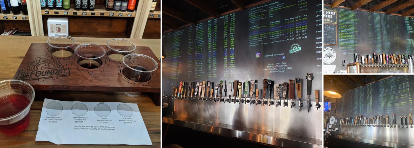 Foundry on Fifth Menu