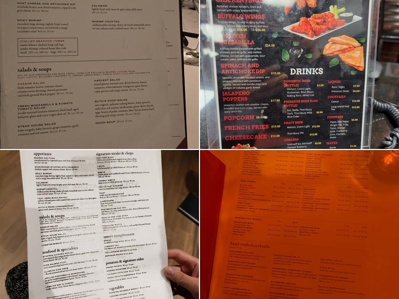 Ruth's Chris Steak House Menu