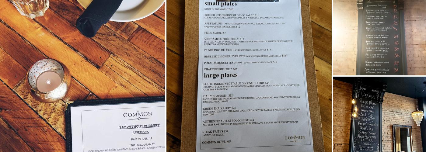 The Common Menu