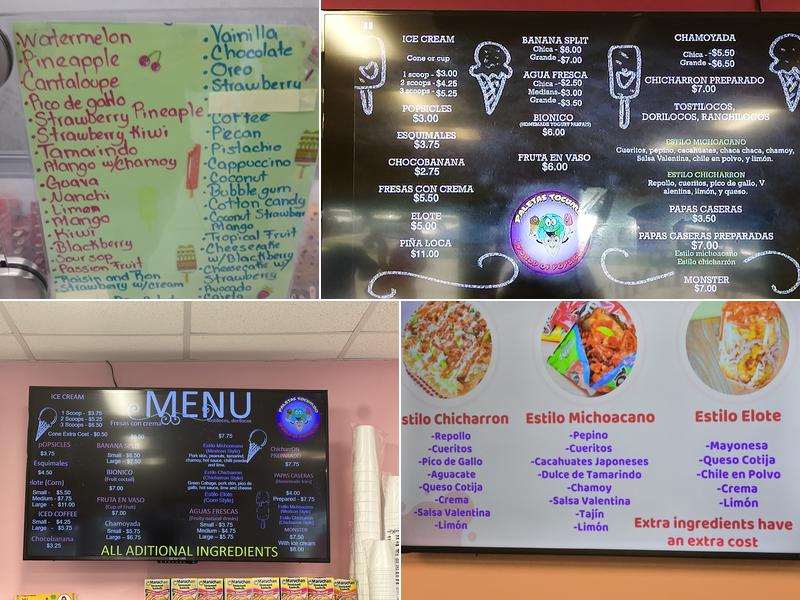 Paletas Tocumbo Gourmet Menu