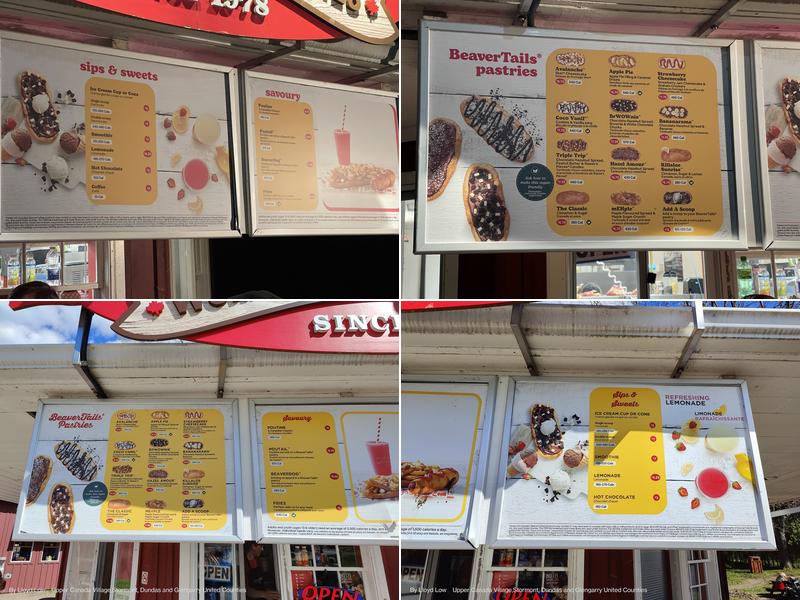 BeaverTails Menu